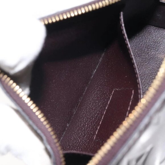 LOUIS VUITTON Monogram Vernis Pochette Cosmetic PM Amarante M91495 Auth 123448 - Picture 12 of 15